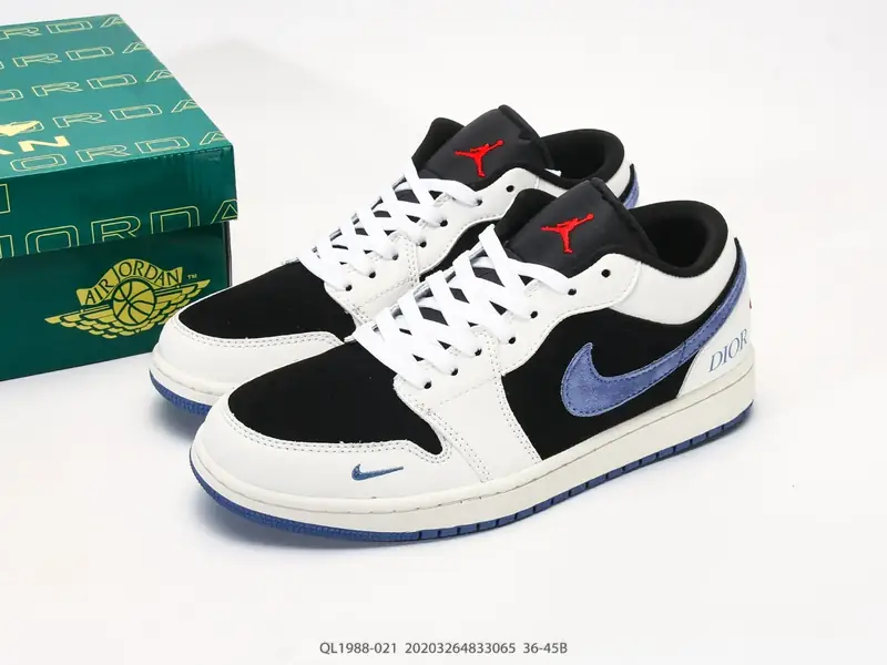 Air Jordan Scarpe casual Retro Basso Patchwork QL1988 #20203264833065